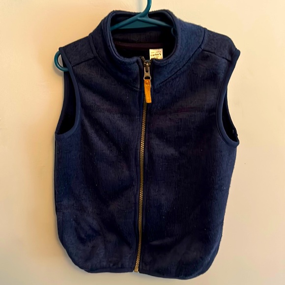 Carter’s Kids, navy blue vest, size 6 - Picture 1 of 3